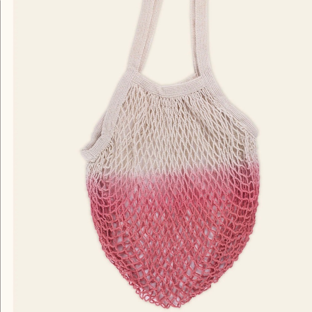 CAMP Collection Dip-Dyed Ombré Mesh Tote, 11”x14”-Expandable, Original Package